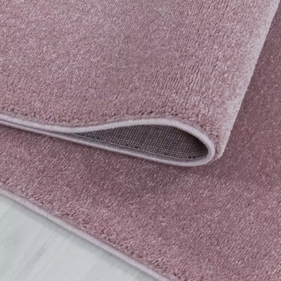 Adana Carpets Laagpolig vloerkleed Smoothly Roze 80x150cm (4600)