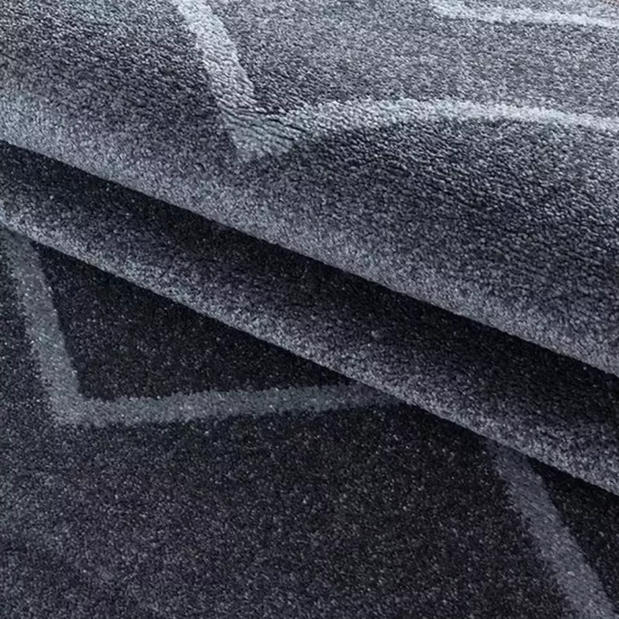 Adana Carpets Laagpolig vloerkleed Smoothly Weave Grijs Wit 160x230cm (4602)
