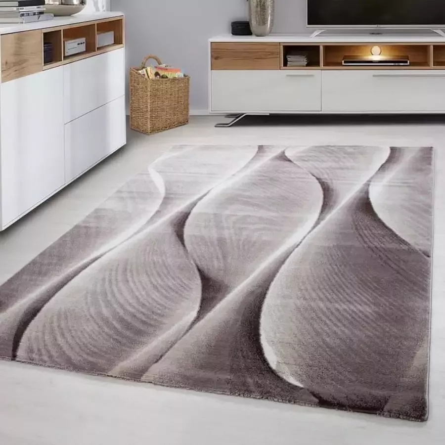 Adana Carpets Modern vloerkleed Jena Bruin 9310 120x170cm - Foto 4
