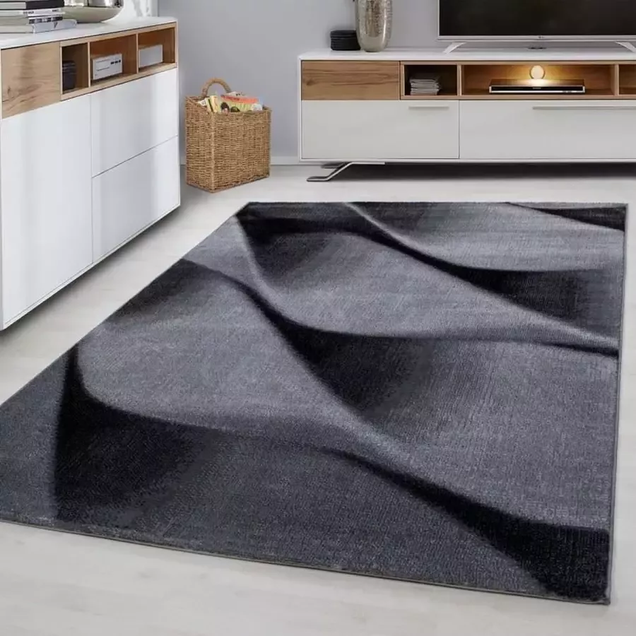 Adana Carpets Modern vloerkleed Jena Zwart 9240 120x170cm