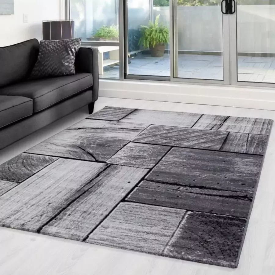 Adana Carpets Modern vloerkleed Jena Zwart 9260 200x290cm - Foto 4