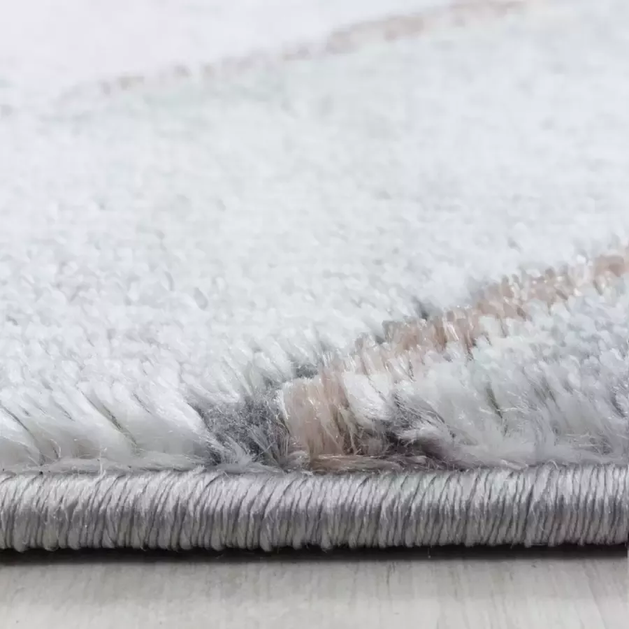 Adana Carpets Modern vloerkleed Marble Square Grijs Bruin 80x150cm (3811)