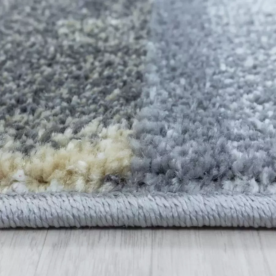 Adana Carpets Modern vloerkleed Optimism Box Geel Grijs 160x230cm (4201)