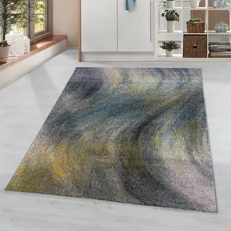 Adana Carpets Modern vloerkleed Optimism Breeze Geel 80x150cm - Foto 1