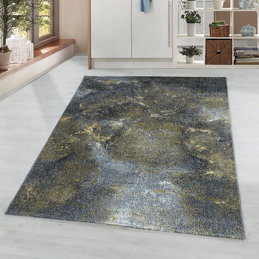 Adana Carpets Modern vloerkleed Optimism Light Geel Grijs 160x230cm
