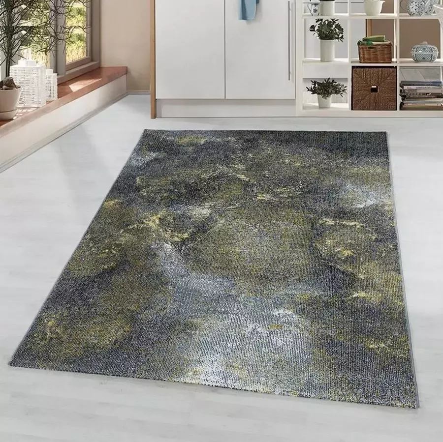 Adana Carpets Modern vloerkleed Optimism Light Geel Grijs 240x340cm