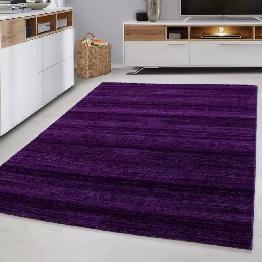 Adana Carpets Modern vloerkleed -Plus Paars 8000 200x290cm