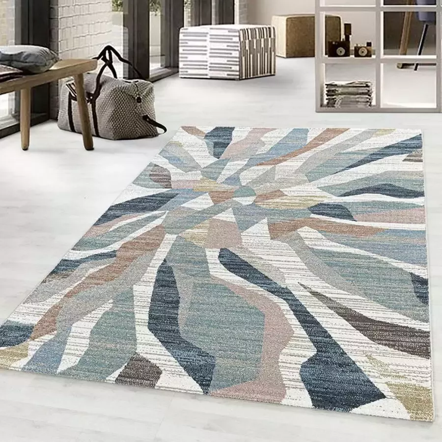 Adana Carpets Modern vloerkleed Regal Crush Multicolor 160x230cm
