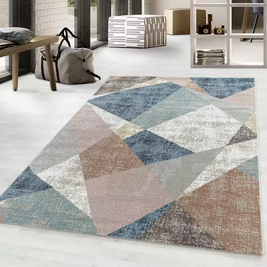 Adana Carpets Modern vloerkleed Regal Design Multicolor 120x170cm