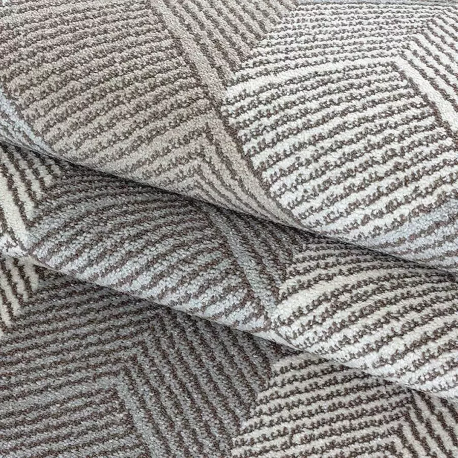 Adana Carpets Modern vloerkleed Regal Pentagon Beige 160x230cm