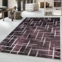 Adana Carpets Modern vloerkleed Streaky Skretch Roze Wit 160x230cm - Thumbnail 2
