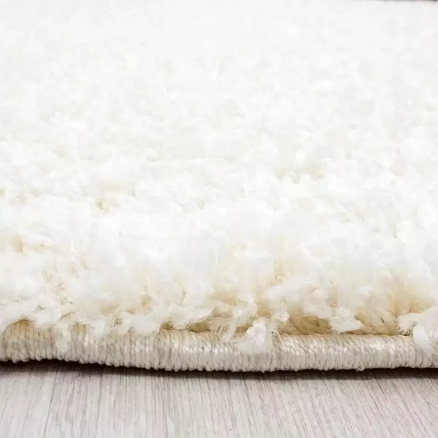 Adana Carpets Vloerkleed Life Shaggy Cream (120X120 cm Rond) (1500)