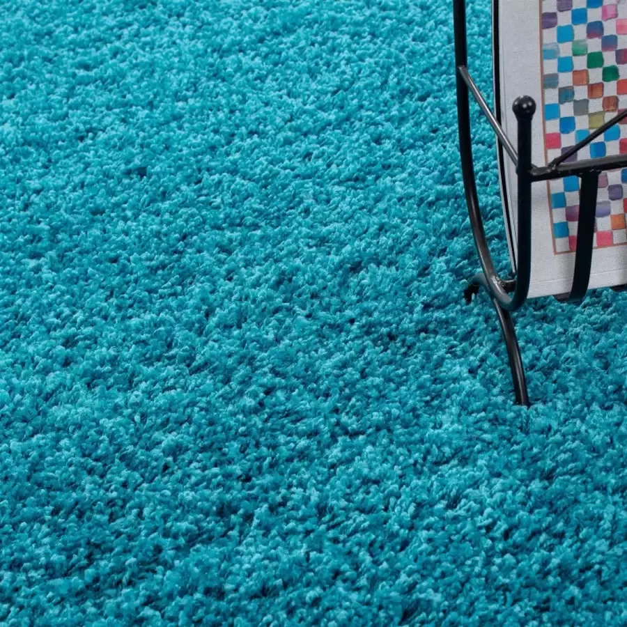 Adana Carpets Vloerkleed Life Shaggy Turquoise (0 80x250) Cm (1500)