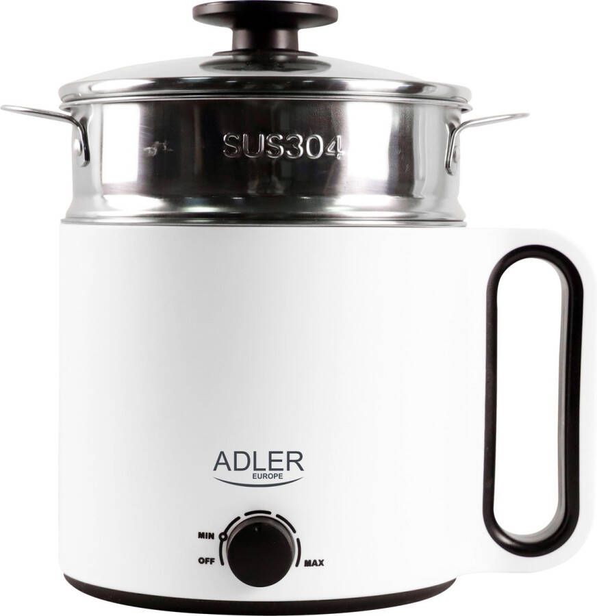 Adler AD-6417 Elektrische pan 5 in 1 wit 1.9 liter
