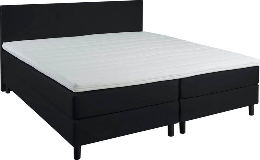 Adore Slaapcomfort Adore Complete Boxspring Athene Zwart 180 x 200 cm