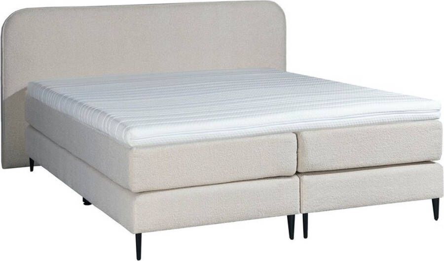 Adore Slaapcomfort Adore Bouclé Boxspring Beige 140x200