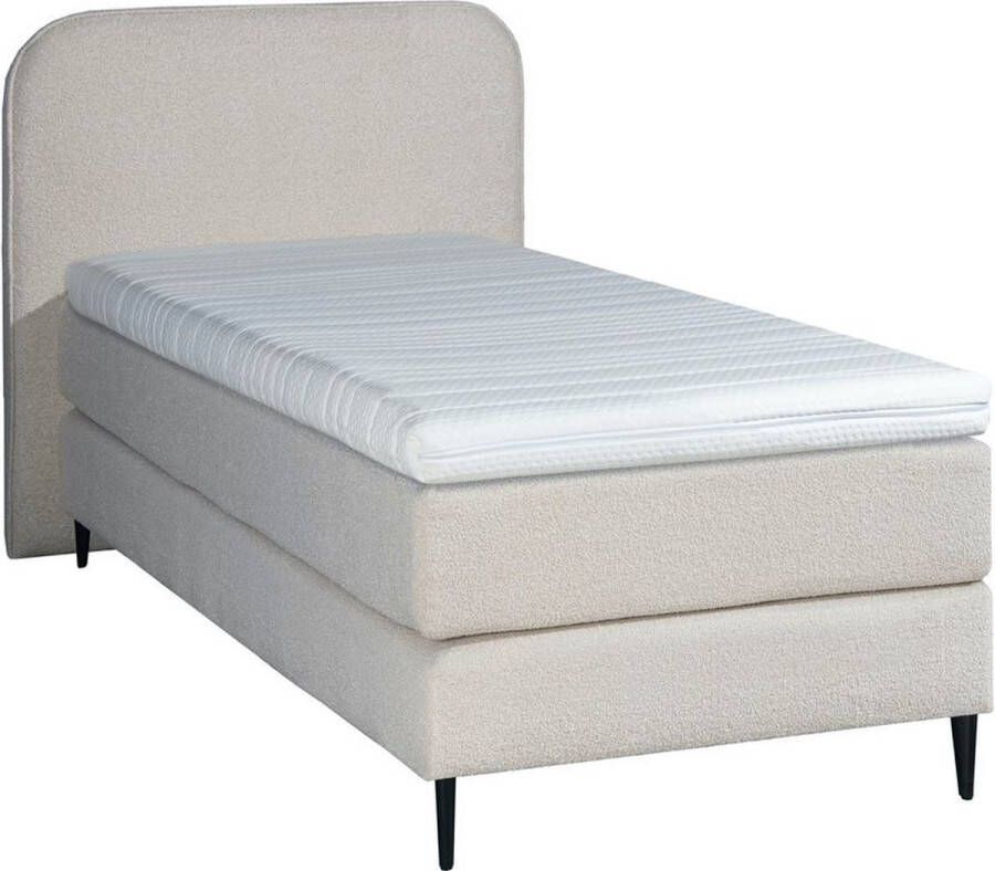 Adore Slaapcomfort Adore Bouclé Boxspring Beige 90x200
