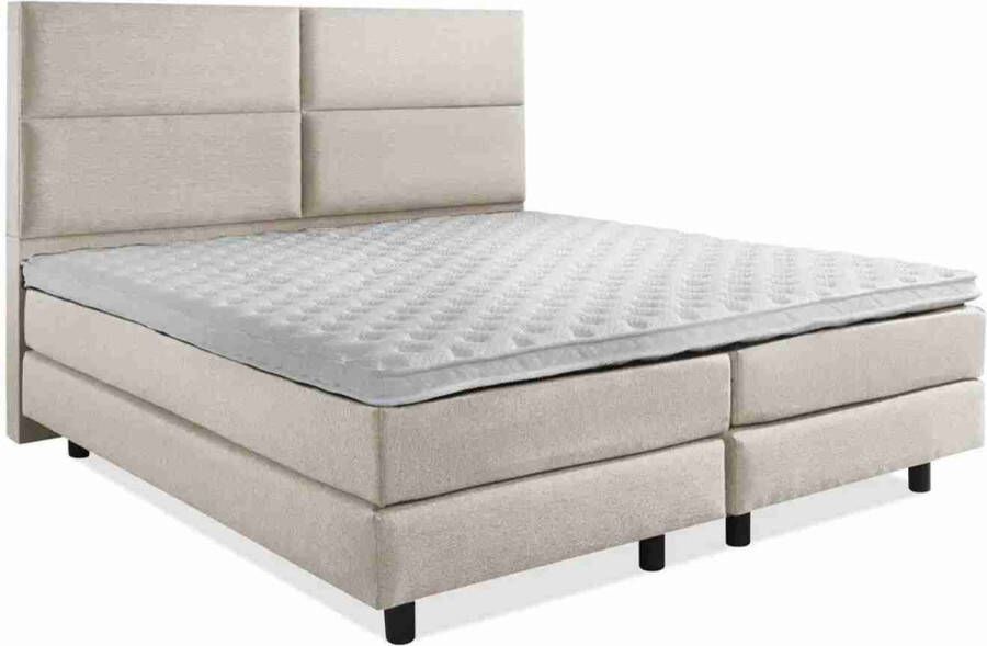 Adore Slaapcomfort Adore Boxspring Rhodos Pocketvering Luxe Complete Set Beige 160 x 200 cm