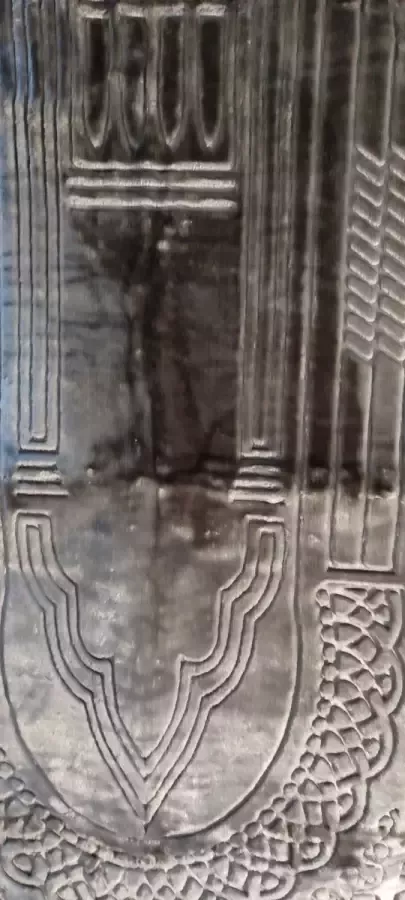 AEFTi pray mat size 80x120 cm tapie de priere assalam in bag donkergrijs tapijt voor gebed polyester wassen handwas 30o met kant Arabische motief