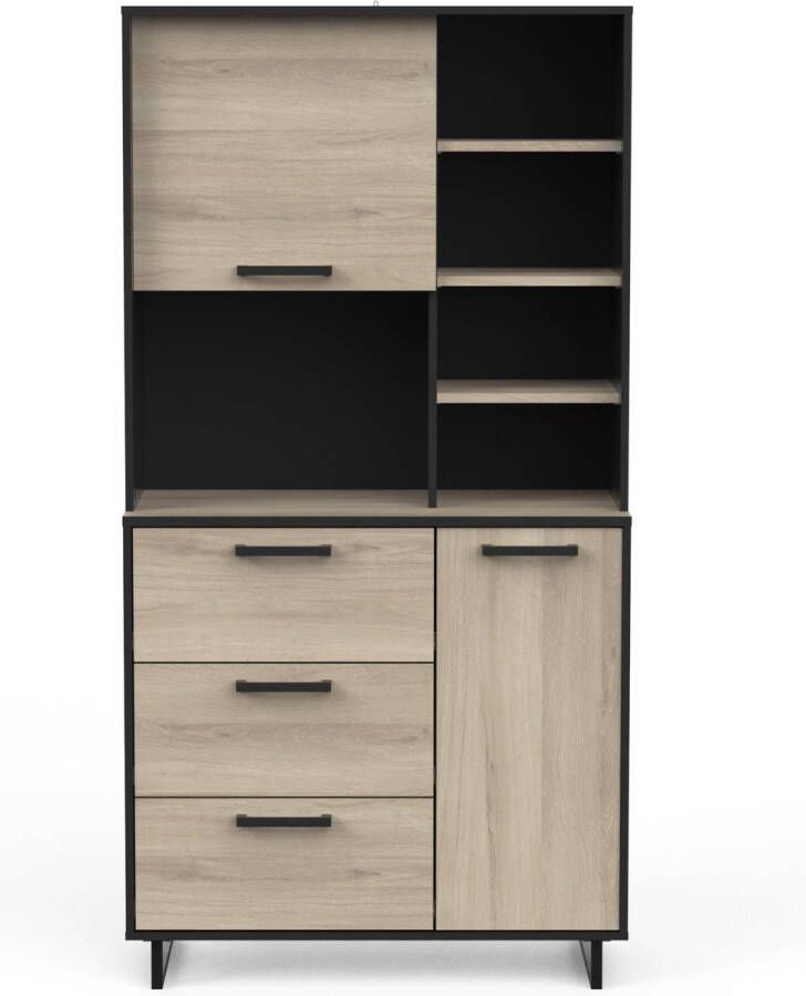 Aemely Keukenkast Keuken-buffet kast Roma