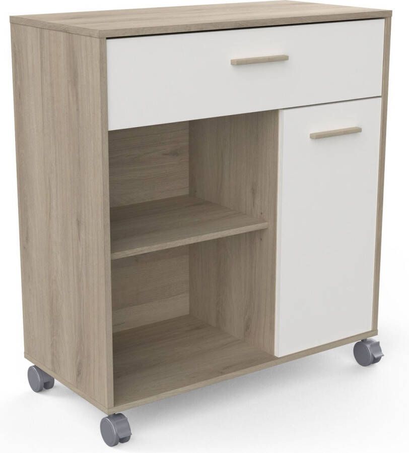 Aemely Keukenkast Mint Wit