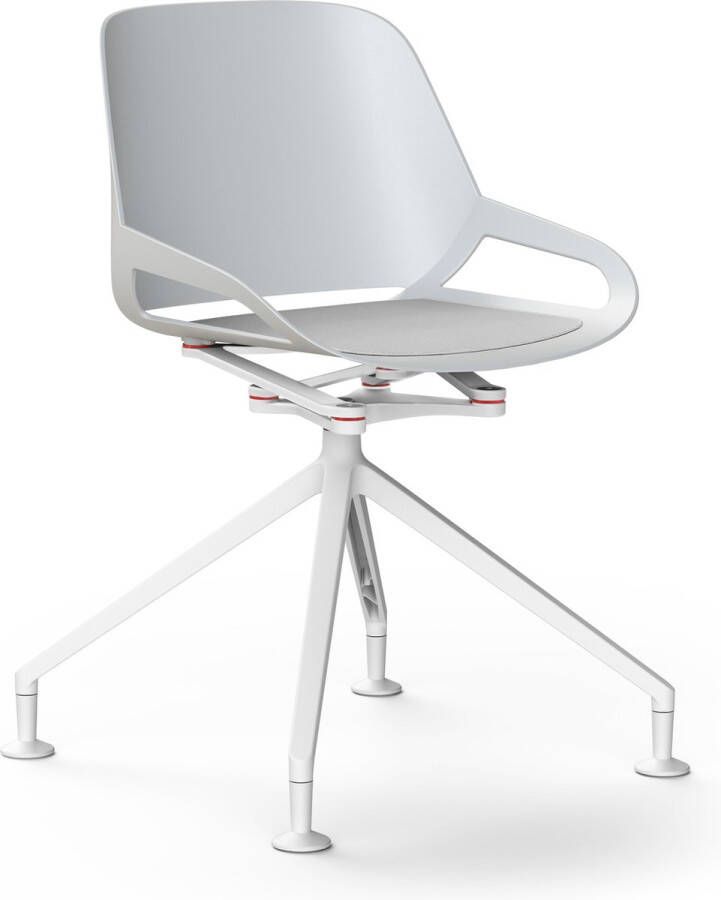 Aeris Numo voetkruis met gliders white cinematics: white seat shell: white