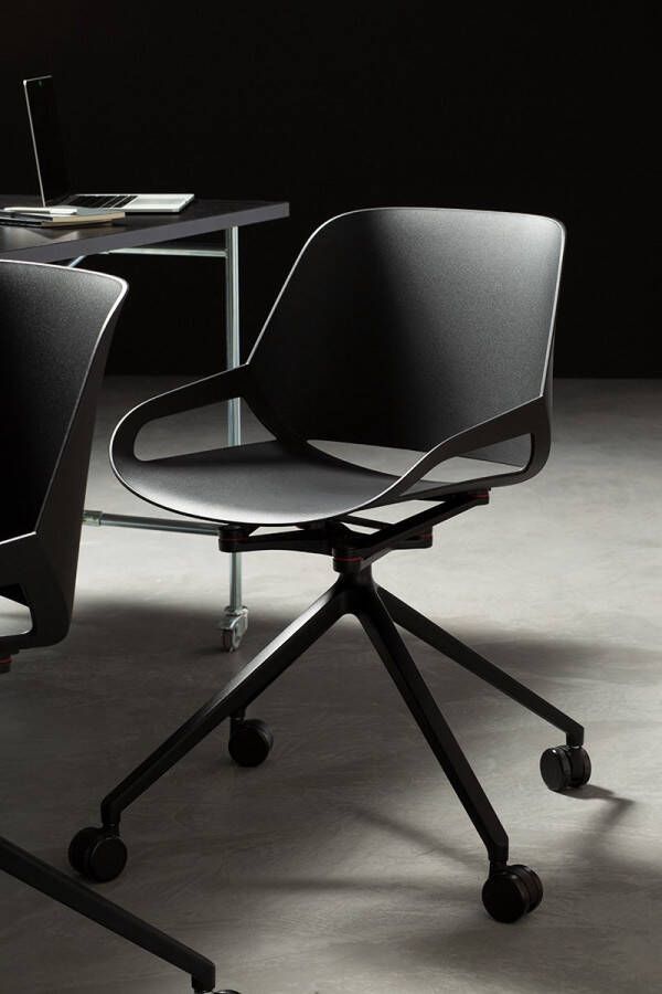 Aeris Numo voetkruis op wielen black cinematics: black seat shell: black