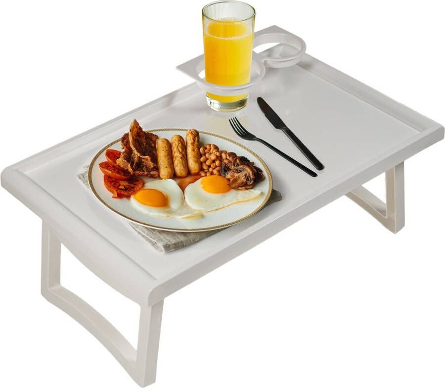 Aidapt Opvouwbare bedtafel met accessoirehouders