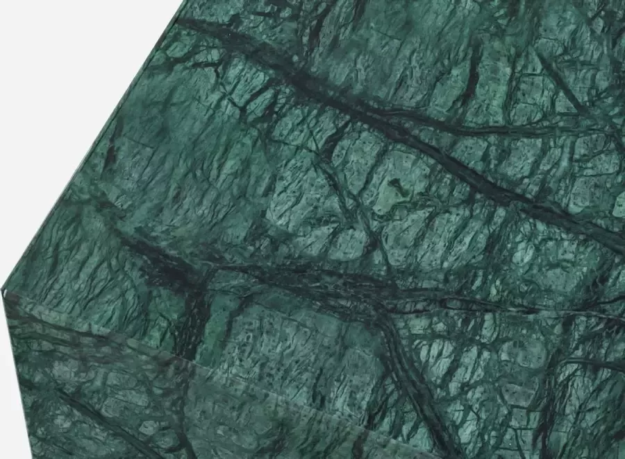 Aime Té Salontafel Marmerblok India Green 100 x 60 x 27 cm Gezoet