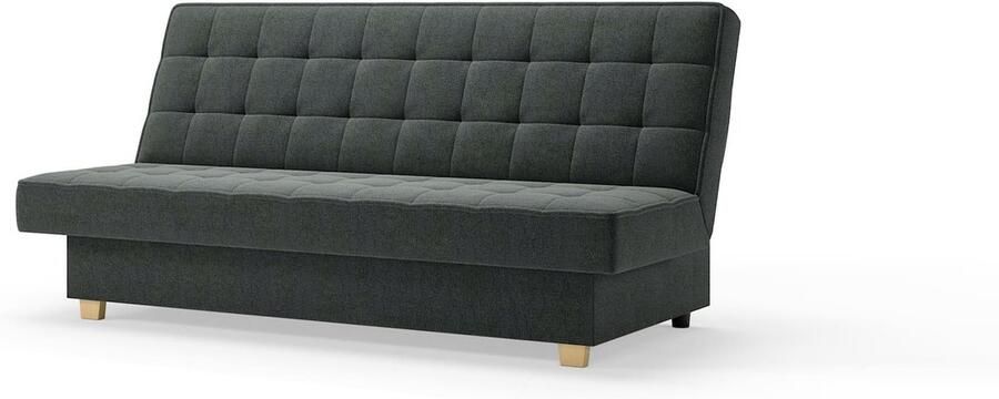 AJE Meubles B.V. Moderne 3-zits slaapbank met slaapfunctie en verfijnde antracietkleur – Slaapbank Belfi Antraciet (Twist 23)