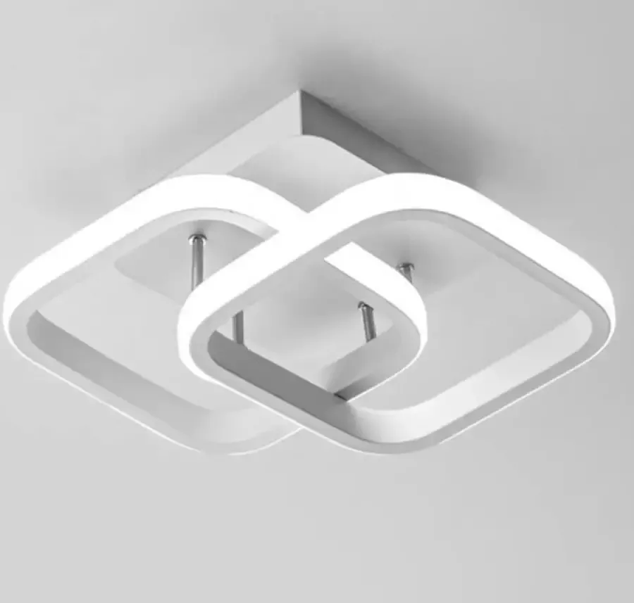 Led-plafondlamp moderne plafondlamp 24 W 2040 lm witte kroonluchter