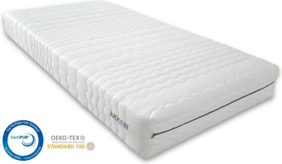 Akkon Comfortfoam Matras 80x180 25 cm dik Polyether SG40 Premium Tijk