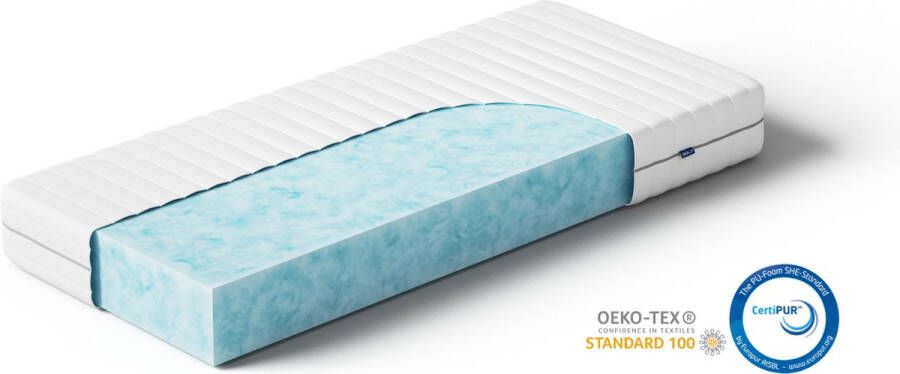 Akkon Hybrid HR50 Koudschuim Matras 90x175 17 cm dik 5 jaar garantie!