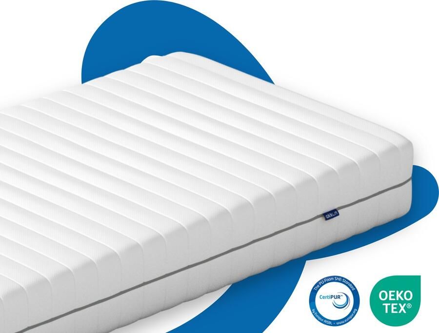 Akkon Koudschuim Matras 90x180 14 cm dik Orthopedisch Hybrid Koudschuim HR45 Hoogste kwaliteit gegarandeerd 50 nachten proefslapen