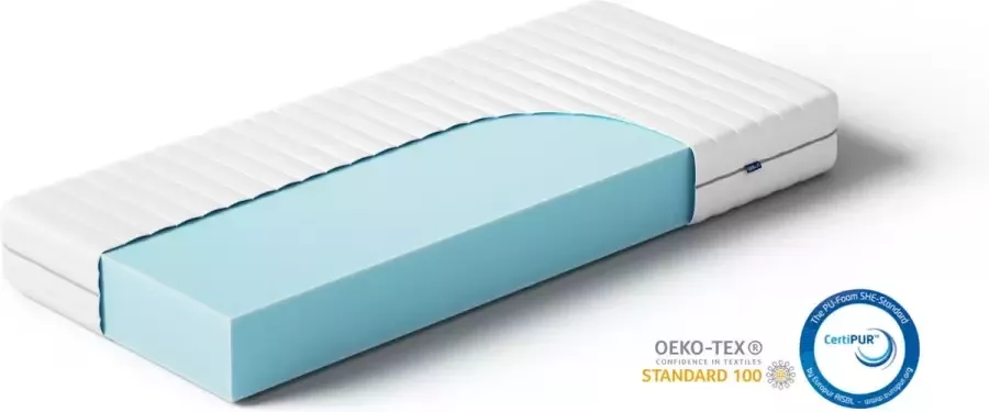 Akkon Koudschuim Matras HR45 70x210 12 cm dik Airfoam Premium Tijk