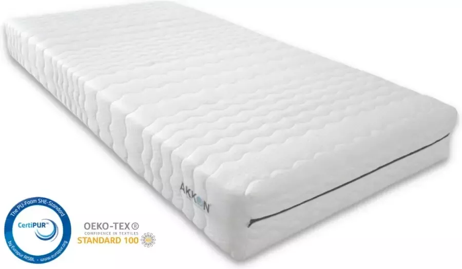 Akkon Koudschuim Matras HR45 70x210 17 cm dik Airfoam Premium Tijk