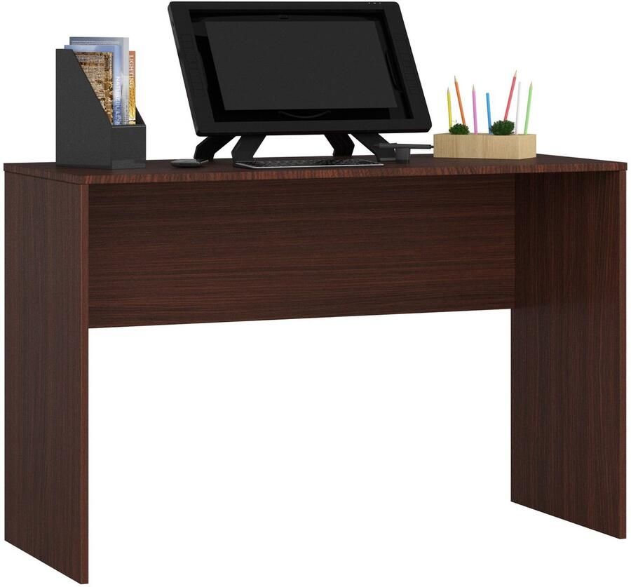 Akord Bureau B-17 Computerbureau Computer Tafel Vrijstaand Bureautafel Venge 120 x 79 x 50 cm