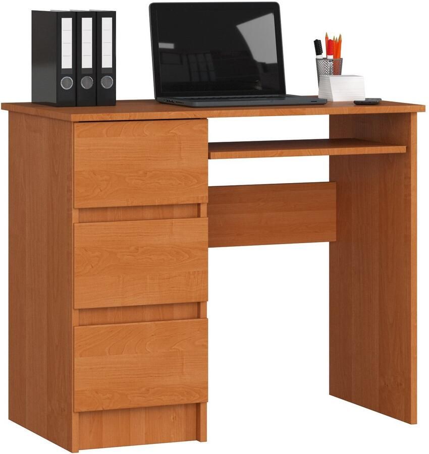 Akord Bureau Links A-6 Computerbureau Computer Tafel Bureautafel Rechts Els 90 x 77 x 50 cm