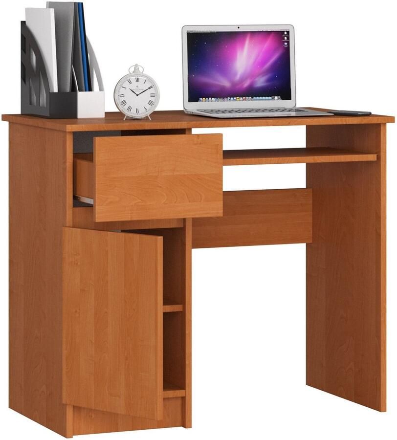 Akord Bureau Rechts PIKSEL Computerbureau Computer Tafel Bureautafel Rechts Els 90 x 77 x 50 cm - Foto 2