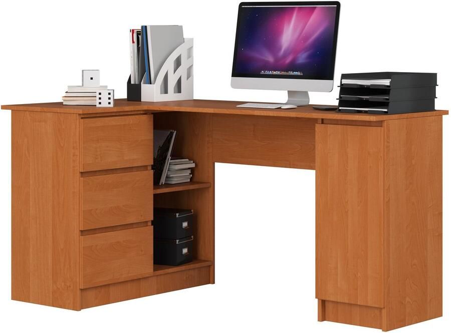 Akord Hoekbureau Links B20 Computerbureau Computer Tafel Bureautafel Links Els 155 x 77 x 85 cm