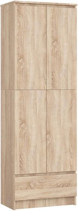 Akord Kantoorkast R60 met 4 Deuren en 1 Lade Furniture Factory Sonoma Eik 60 x 180 x 35 cm - Foto 2