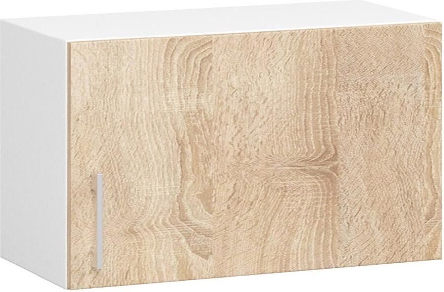 Akord Keukenkast modulaire LIMA W60 voor Afzuigkap Hangkast Bovenkast Furniture Factory Wit Sonoma Eik 60 x 29 x 30 5 cm