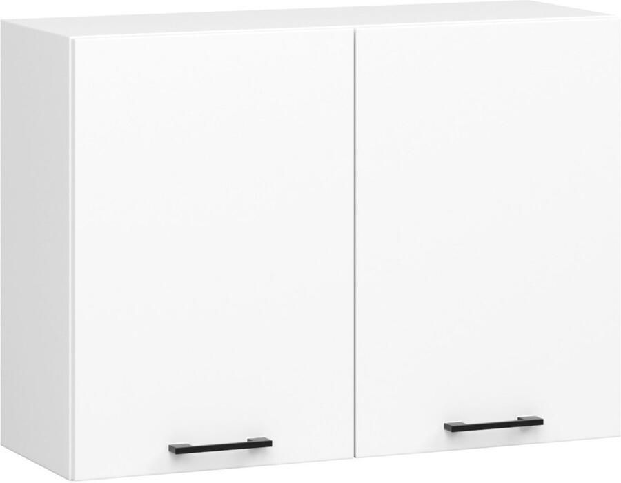 Akord Keukenkast modulaire OLIWIA W80 H580 met 2 Deuren Hangkast Bovenkast Furniture Factory Wit 80 x 58 x 30 cm