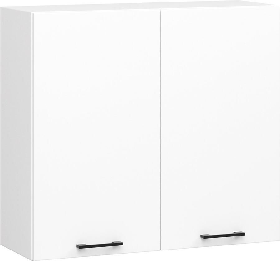 Akord Keukenkast modulaire OLIWIA W80 H720 met 2 Deuren Hangkast Bovenkast Furniture Factory Wit 80 x 72 x 30 cm