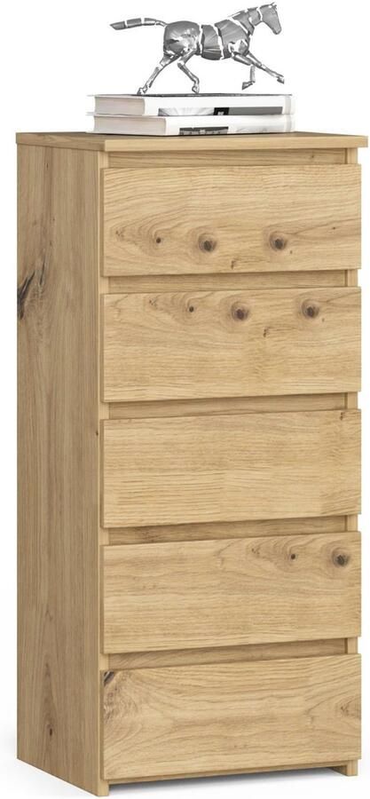 Akord Ladekast CL5 met 5 Lades Furniture Factory Artisan Eik 40 x 92 x 35 cm