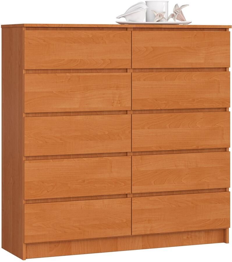 Akord Ladekast K120 met 10 Lades Furniture Factory Els 120 x 121 x 40 cm