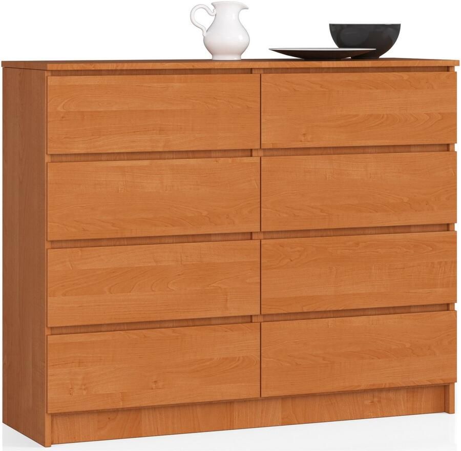 Akord Ladekast K120 met 8 Lades Furniture Factory Els 120 x 99 x 40 cm