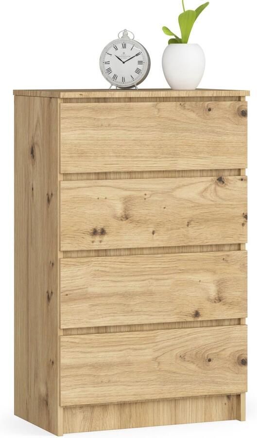 Akord Ladekast K60 met 4 Lades Furniture Factory Artisan Eik 60 x 99 x 40 cm