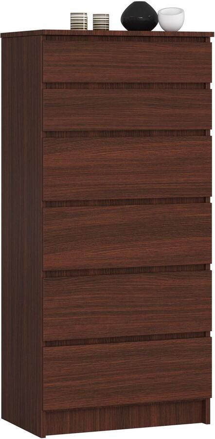 Akord Ladekast K60 met 6 Lades Furniture Factory Venge 60 x 130 x 40 cm