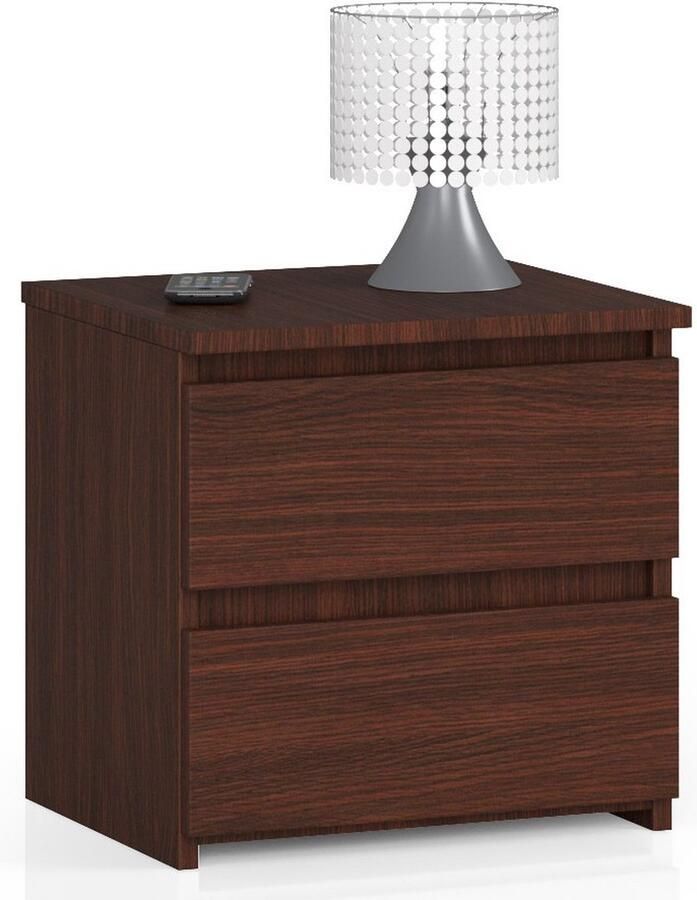 Akord Nachtkastje CL2 met 2 Lades Furniture Factory Venge 40 x 40 x 35 cm